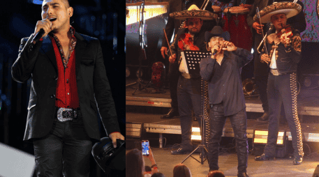 Espinoza Paz fue descubierto por El Coyote, quien lo ayudó a grabar sus primeras canciones y a impulsar su carrera. SUN/ARCHIVO EL INFORMADOR/ARCHIVO