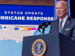 Biden abordó la problemática de las informaciones falsas y mentiras que están difundiendo tanto Trump como otros espacios conservadores. EFE / S. Thew