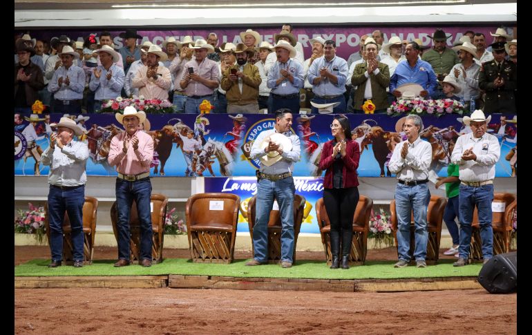 Esta tarde se inauguró la 60° edición de la Expo Ganadera en sus instalaciones, ubicadas en la calzada Huascato número 915, en la colonia El Álamo, en el municipio de Tlaquepaque. EL INFORMADOR / H. Figueroa