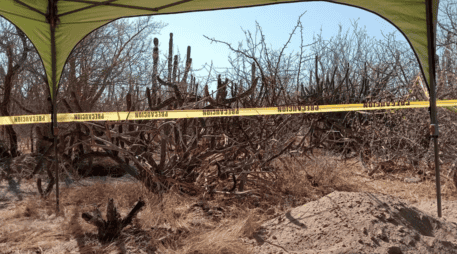 Este nuevo hallazgo es resultado de los trabajos que iniciaron desde finales de septiembre en esta zona. ESPECIAL