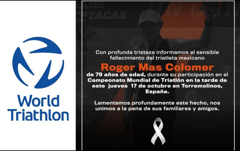 Durante la entrega de medallas, se llevó a cabo un minuto de silencio en homenaje a los fallecidos. X/World Triathlon