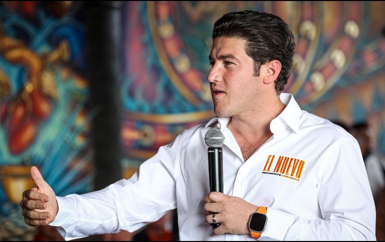 El gobernador de Nuevo León, Samuel García Sepúlveda habla acerca de los avances y proyectos durante su administración. EL INFORMADOR / ARCHIVO