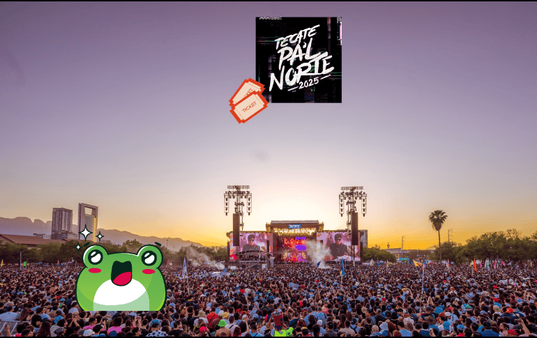 Este es el cartel del Tecate Pa'l Norte 2025; conoce cómo adquirir boletos. ESPECIAL / FACEBOOK @tecatepalnorte