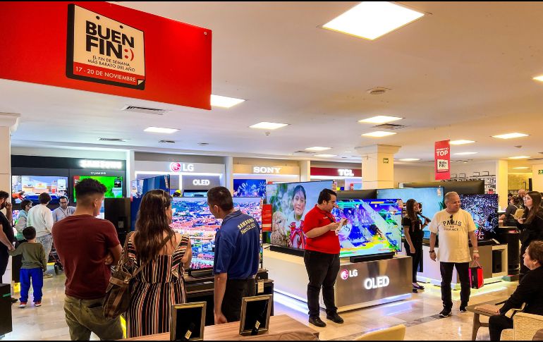 Según la Concanaco, lo que más se vende en el Buen Fin son productos electrónicos, electrodomésticos, zapatos, ropa, juguetes y regalos para Navidad, Reyes Magos y temporada navideña. EL INFORMADOR / ARCHIVO