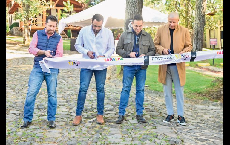Luis Valenzuela, Josué Ortega, Rigoberto Lepe y Adolfo Bautista. GENTE BIEN JALISCO / Cortesía