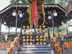 El Parián ya está en servicio, listo para recibir a miles de visitantes en el Festival de Día de Muertos. ESPECIAL