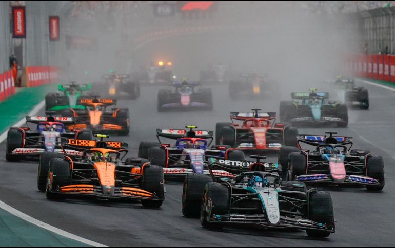 El Gran Premio de Brasil fue víctima de la lluvia. EFE/ A. Coelho.