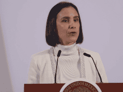 La titular de la Secretaría de Energía, Luz Elena González, explicó que el Plan Nacional de Energía está basado en tres ejes principalmente. SUN / C. Mejía