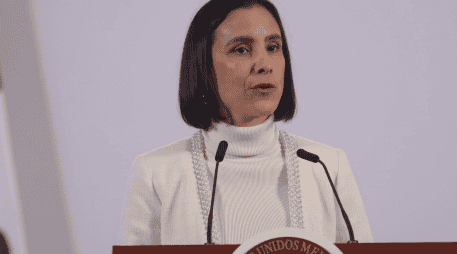 La titular de la Secretaría de Energía, Luz Elena González, explicó que el Plan Nacional de Energía está basado en tres ejes principalmente. SUN / C. Mejía