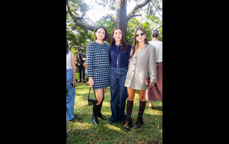 Ale Ruibal, Adriana Briseño y Majo Arizti. GENTE BIEN JALISCO/ J. Soltero