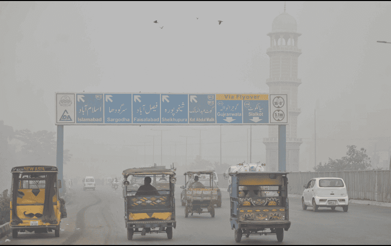 Ciudades de Pakistán encabezan el listado de ciudades más contaminadas del mundo. EFE/EPA/A. Hussain