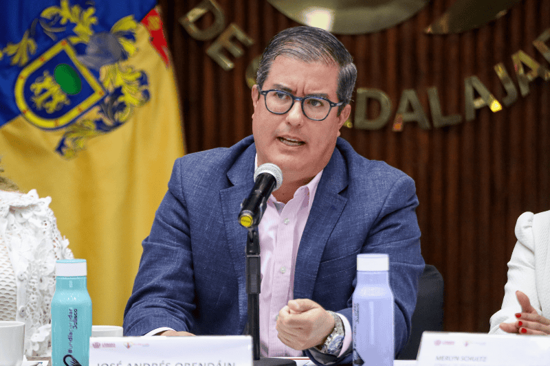 José Andrés Orendain de Obeso,  vicepresidente de Representaciones de Cámara de Comercio de Guadalajara. EL INFORMADOR / H. Figueroa