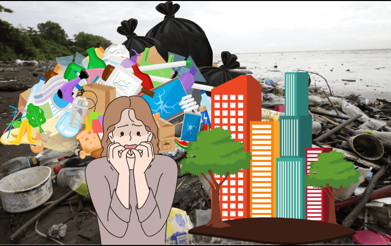 El equipo primero calculó que sin intervenciones, se prevé que los residuos plásticos mal gestionados anuales casi se dupliquen para 2050, alcanzando los 121 millones de toneladas métricas. EFE/ ARCHIVO/ ESPECIAL/ CANVA