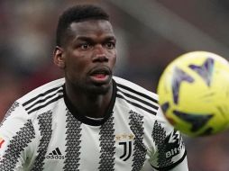 Paul Pogba de la Juventus en el encuentro ante el Inter de Milán por la Serie A. ARCHIVO / AP Foto