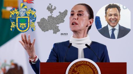 Sheinbaum indicó que la decisión de Jalisco de separarse del Pacto Fiscal debe corresponder a Lemus, y no al gobernador actual. EFE/ M. Guzmán