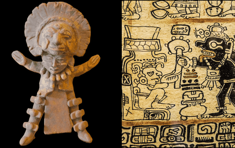 Este es un silbato antropomorfo de arcilla que representa a un chamán. X / @INAHmx / Pixabay