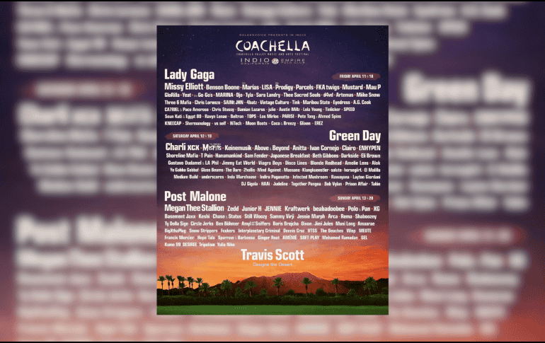 El festival Coachella, desde 1999, se ha convertido en uno de los más importantes de Estados Unidos. INSTAGRAM / @coachella