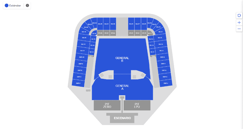  Disponibilidad del Estadio GNP.