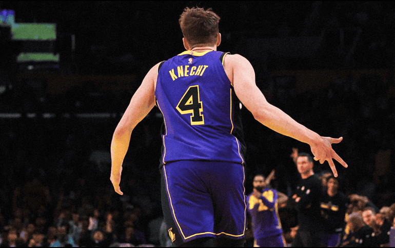 Dalton Knecht ha sido uno de los mejores tiradores de la temporada en la NBA. X / @Lakers
