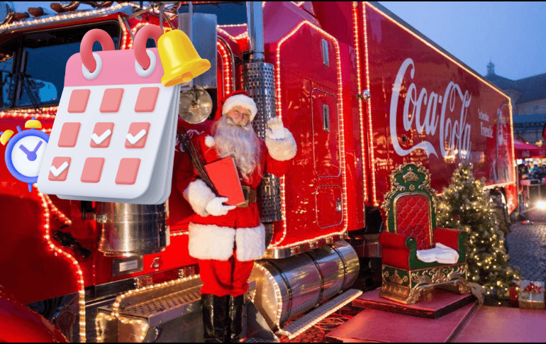 La caravana navideña de la Coca Cola llega a Toluca y a Cuautitlán Izcalli, Edomex, este diciembre; no te la puedes perder. ESPECIAL