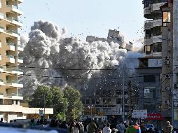 Israel atacó el centro de Beirut por cuarta vez en menos de una semana. EFE/W. Hamzeh