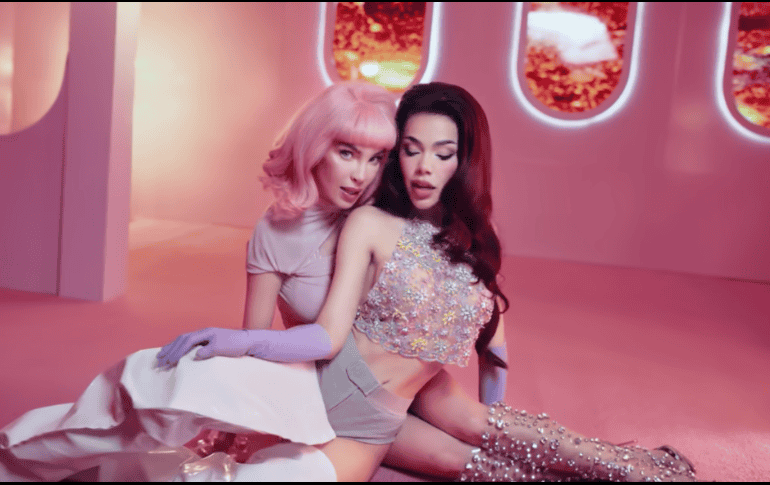 Kenia Os también ha expresado su admiración hacia Belinda. ESPECIAL/YOUTUBE/Belinda.