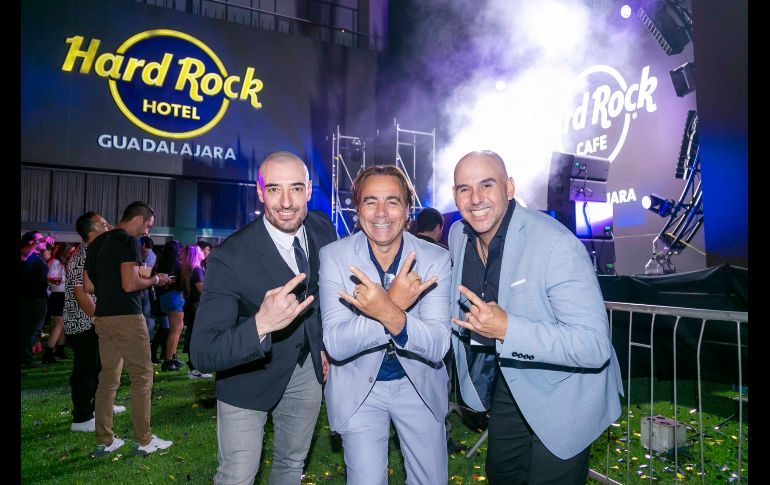 Jordi Espasa, Tom Pérez y Panchi. GENTE BIEN JALISCO / J. Soltero.