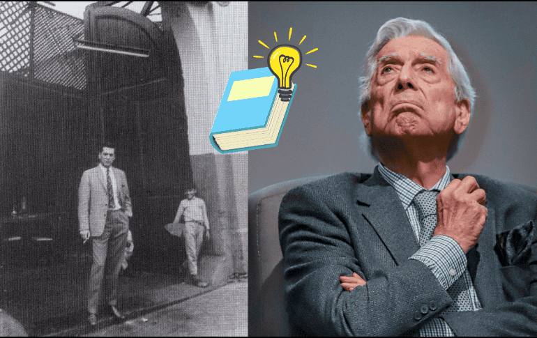 El famoso escritor peruano Vargas Llosa visita el bar en Lima que lo inspiró a escribir una de sus grandes novelas. X: @AlvaroVargasLl y NOTIMEX/Q. Blanco