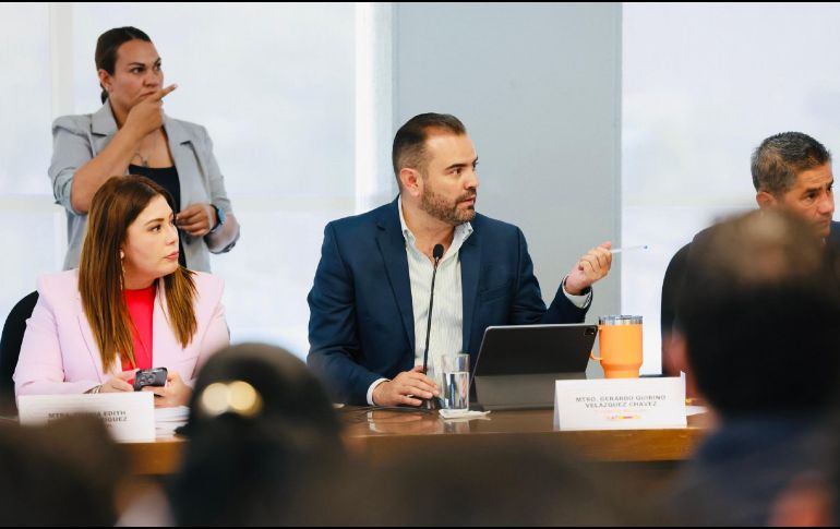 Gerardo Quirino adelantó, que se busca que parte de este presupuesto sea destinado a la ejecución de obras de beneficio para la población. ESPECIAL / GOBIERNO DE TLAJOMULCO