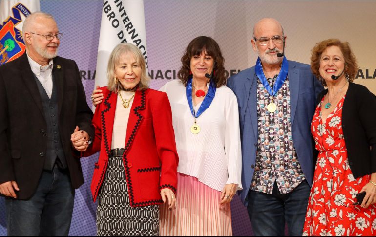 Los encargados de dar inicio a la celebración literaria fueron dos reconocidos escritores españoles: Rosa Montero y Fernando Aramburu. EL INFORMADOR/ H. Figueroa.