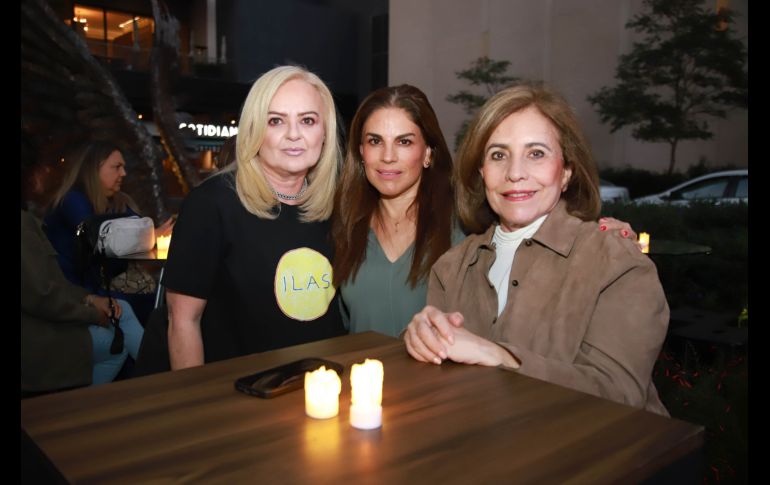 Ángela Orozco, Pispis Vivanco y Beatriz Sahagún. GENTE BIEN JALISCO / A. Martínez