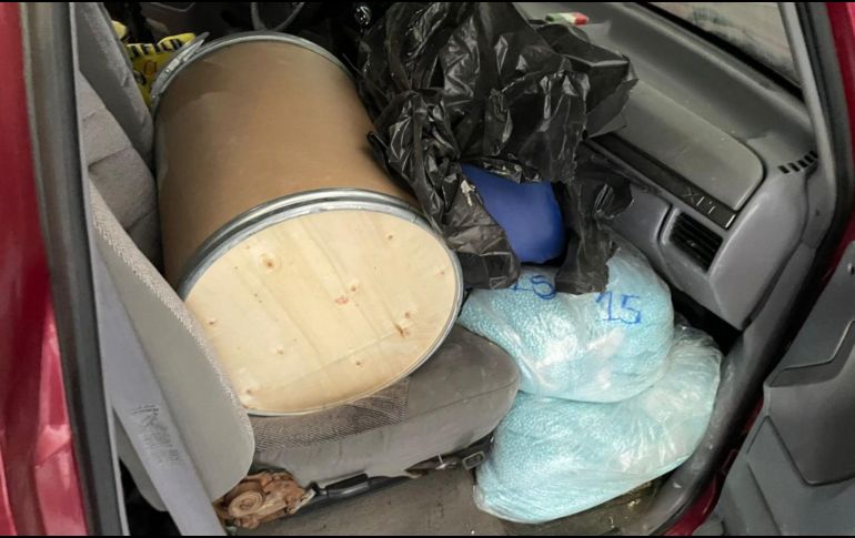 Sheinbaum estacó que el aseguramiento de fentanilo representa cerca de 20 millones de dosis y alrededor de 8 mil millones de pesos. X / @OHarfuch