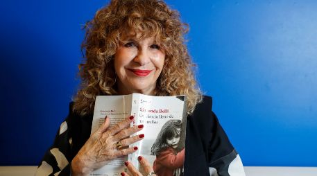 Gioconda Belli. La escritora llegó a la FIL para presentar su nueva novela llena de intriga y misterio. EFE/. Guasco