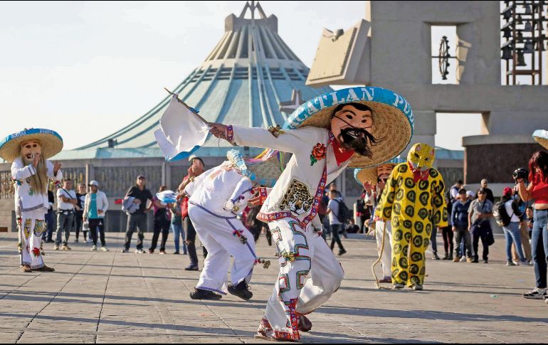 Danzantes se preparan para los festejos de este 12 de diciembre. EL UNIVERSAL