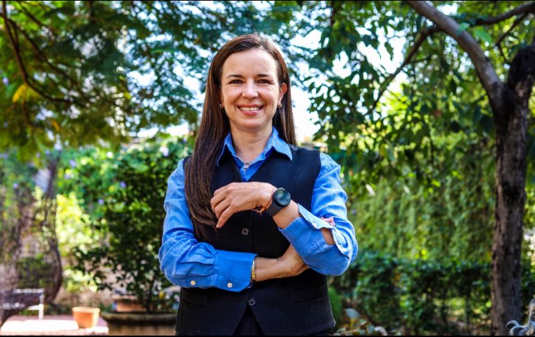 Mirza Flores reconoció que la falta de mayoría en el Congreso es un reto, pero eso mismo los obliga al diálogo y el consenso. EL INFORMADOR/A. Navarro