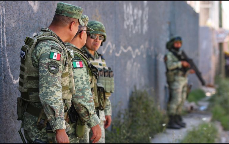 Sobre los hechos, las autoridades militares no han dado a conocer si en estos hechos fueron detenidas personas armadas y vehículos. EL INFORMADOR / ARCHIVO