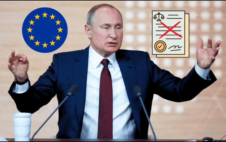 Gran parte del nuevo paquete de sanciones de la UE está dirigido a Rusia y aliados. AP/P.Golovkin