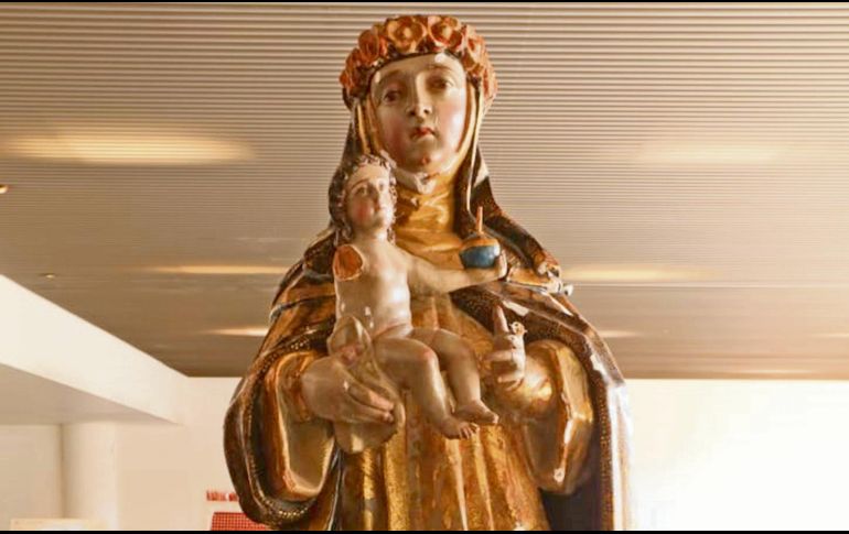 La estatua de Santa Rosa de Lima data del siglo XVII. CORTESÍA