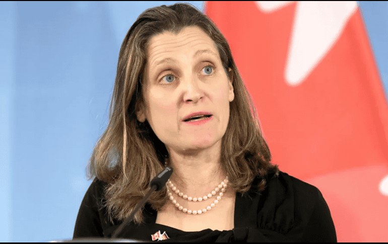 Freeland publicó en las redes sociales su carta de dimisión. EFE / ARCHIVO
