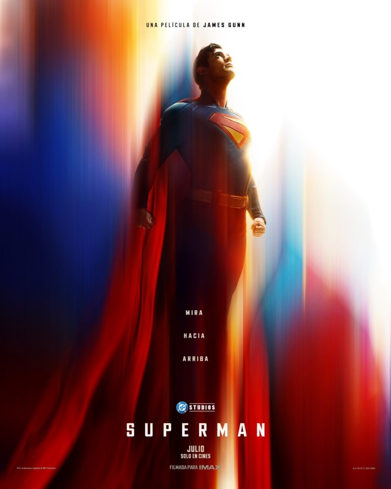 Nuevo poster para Superman de James Gunn. X / @WBPictures_Mx
