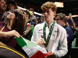 Jannik Sinner todavía no se libra de su positivo a un anabólico. AFP/T. Coex