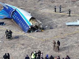 Tras la tragedia del pasado miércoles que se estrelló en Kazajistán, se encontraron cajas negras de pasajeros de las Aerolíneas de Azerbaiyán (AZAL). ARCHIVO/EFE