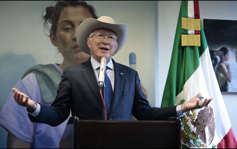 Tras la salida de Salazar, queda al cargo de la embajada estadounidense en México el encargado de negocios, Mark Johnson. EFE/ J. Méndez.