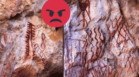 Estos ladrones contaban con herramientas mecánicas para robar una pintura rupestre. Flickr