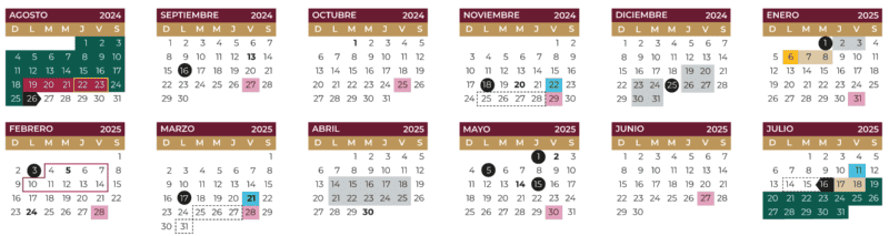 Calendario SEP /GOBIERNO DE MÉXICO&nbsp;