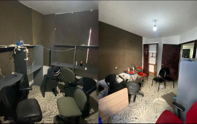 Este jueves la Fiscalía de Jalisco dio a conocer nueva información relacionada con el call center clandestino desmantelado el pasado martes, descubierto en calles de la colonia Medrano en Guadalajara. CORTESÍA