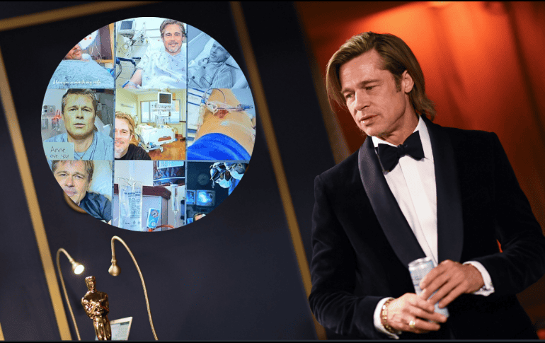 Anne descubrió que el verdadero Brad Pitt no estaba en el hospital, sino disfrutando de su relación con su pareja actual, Inés de Ramón. ESPECIAL/AFP/ARCHIVO.