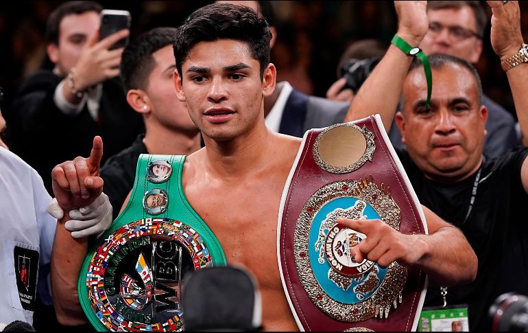 Ryan García volverá tras la suspensión de un año que tuvo como castigo por dar positivo a una sustancia prohibida. IMAGO7/E. Espinosa