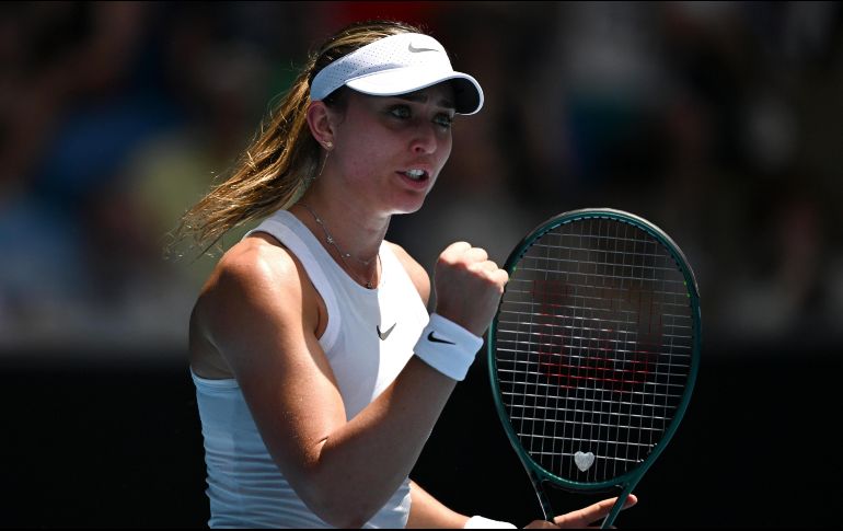 Paula Badosa le quitó el invicto a Coco Gauff y por primera vez está en las semifinales de un Major. EFE/L. Coch