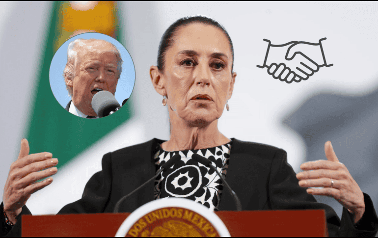 La presidenta Claudia Sheinbaum señaló que debe evitarse la confrontación con Estados Unidos por los decretos del presidente Donald Trum. EFE/ I. Esquivel